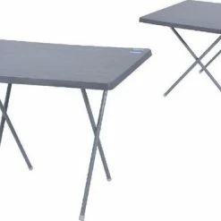 Van Der Meulen - Campingtafel - Vouwbaar - 60 X 80 Cm - Zwart