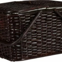 Relaxdays Picknickmand Met Deksel - Rotan Mand - Boodschappenmand - Grote Opbergmand - Chocoladebruin 19 Relaxdays Picknickmand Met Deksel - Rotan Mand - Boodschappenmand - Grote Opbergmand - Chocoladebruin -Flamecan winkel 550x366 52