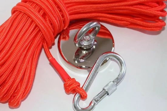 ATV PERFECTUM✅ Vismagneet Set Compleet - 250KG - 20m Touw - Magneetvissen Starterspakket - Magneet - Magneten - 75MM - Zoekmagneet - Metaalvissen - Vismagneet Met Touw - Neodymium 9 ATV PERFECTUM✅ Vismagneet Set Compleet - 250KG - 20m Touw - Magneetvissen Starterspakket - Magneet - Magneten - 75MM - Zoekmagneet - Metaalvissen - Vismagneet Met Touw - Neodymium - Afbeelding 7