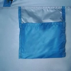 Iso Trade 4 In 1 Pop-up Douchetent Voor Omkleden, Douchen, Toilet En Opslag - 1 Persoons Tent - Camping Douche En Omkleedtent - Inclusief Haringen En Draagtas - 190 X 110 X 110 Cm Blauw -Flamecan winkel 550x368