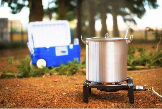 Kemper 1 Pit Camping Gasstel Gasbrander Wokbrander | 7,5 KW | 37cm | 4 Voets 4 Kemper 1 Pit Camping Gasstel Gasbrander Wokbrander | 7,5 KW | 37cm | 4 Voets - Afbeelding 2