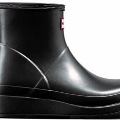 Hunter - Regenlaarzen Voor Vrouwen - Nebula Korte Speellaarzen - Zwart - Maat 38EU