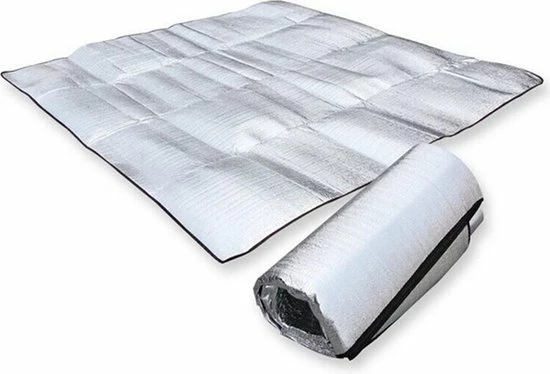 Merkloos Aluminium Slaapmat - Camping & Picknick Mat - Tent Kampeermatje - Schuimmat 150 X 200 CM 3 Merkloos Aluminium Slaapmat - Camping & Picknick Mat - Tent Kampeermatje - Schuimmat 150 X 200 CM