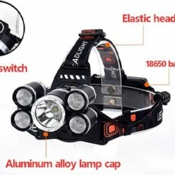 Headlight LED Hoofd Zaklamp - 8000 Lumen - Incl. 2x Batterij 18650 + Oplaadkabel -Flamecan winkel 550x392 2
