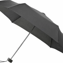 Falcone MiniMAX Platte Paraplu - � 90 Cm - Zwart