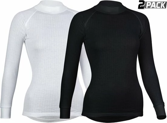 Avento Thermoshirt Lange Mouw Vrouwen - 2-Pack - Wit - Maat 42 13 Avento Thermoshirt Lange Mouw Vrouwen - 2-Pack - Wit - Maat 42 - Afbeelding 11