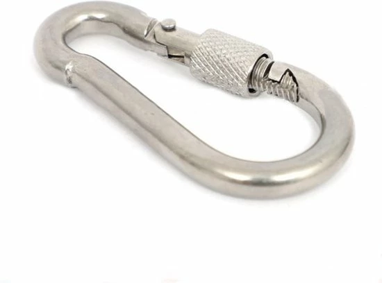 Royal WM Karabijnhaak - 2 Stuk(s) - 80 Millimeter - Silver- Musketonhaak - Haak - Haakjes 6 Royal WM Karabijnhaak - 2 Stuk(s) - 80 Millimeter - Silver- Musketonhaak - Haak - Haakjes - Afbeelding 4