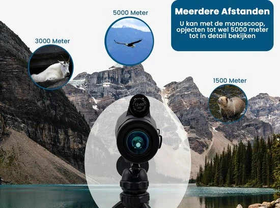 Starmars Monokijker - Verrekijker – Monoculair Met Statief – 60 MM Lens - 12 X Zoom 8 Starmars Monokijker - Verrekijker – Monoculair Met Statief – 60 MM Lens - 12 X Zoom - Afbeelding 6