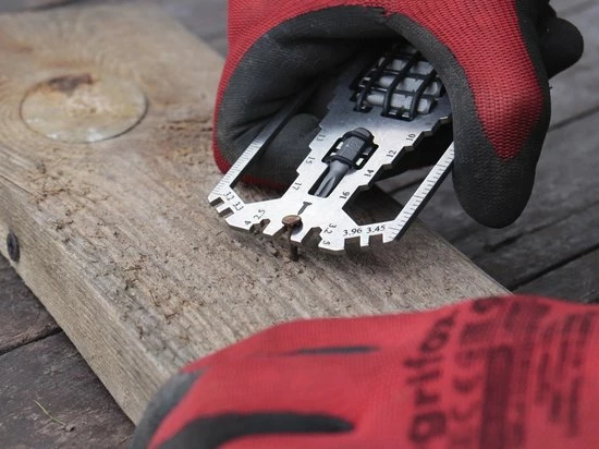 MyEDC - Pocket Card Multitool Gadget 29 In 1 - Multi Tool Met 29 Functies En 6 Bits - Outdoor Survival 9 MyEDC - Pocket Card Multitool Gadget 29 In 1 - Multi Tool Met 29 Functies En 6 Bits - Outdoor Survival - Afbeelding 7