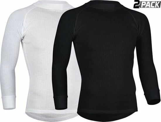 Avento Thermoshirt Lange Mouw - Heren - 2-Pack - Wit - Maat XL 14 Avento Thermoshirt Lange Mouw - Heren - 2-Pack - Wit - Maat XL - Afbeelding 12