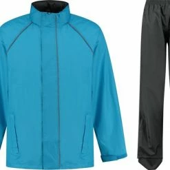 Ralka Regenpak - Comfort - Azuurblauw/Antraciet - XXL
