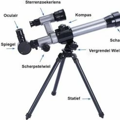 SmartImprove Kindertelescoop (20X-30X-40X) - Verstelbare Wetenschappelijke Astronomische Telescoop Voor Kinderen Voor Beginners Astronomie Sterrenkijken-met Statiefoculairs Kompas Sterrenzoekerlens Kinderspeelgoedset 14 SmartImprove Kindertelescoop (20X-30X-40X) - Verstelbare Wetenschappelijke Astronomische Telescoop Voor Kinderen Voor Beginners Astronomie Sterrenkijken-met Statiefoculairs Kompas Sterrenzoekerlens Kinderspeelgoedset -Flamecan winkel 550x419 2