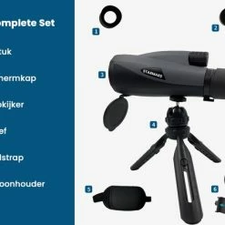 Starmars Monokijker - Verrekijker – Monoculair Met Statief – 60 MM Lens - 12 X Zoom 16 Starmars Monokijker - Verrekijker – Monoculair Met Statief – 60 MM Lens - 12 X Zoom -Flamecan winkel 550x428 2