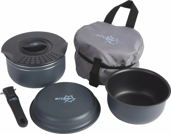 Bo-Camp Pannenset - Trekking - 5-delig - Aluminium 3 Bo-Camp Pannenset - Trekking - 5-delig - Aluminium