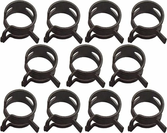 WiseGoods - Slangklemmen Set - Slangenklemmen - Veerklemmen - Slangklem - Set 6, 7, 8, 9, 10mm - Metalen Klem - Set 75 Stuks 3 WiseGoods - Slangklemmen Set - Slangenklemmen - Veerklemmen - Slangklem - Set 6, 7, 8, 9, 10mm - Metalen Klem - Set 75 Stuks