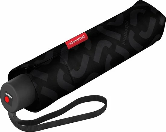 Reisenthel Umbrella Pocket Classic Opvouwbare Paraplu - ø 99 Cm - Signature Black Hotprint Zwart 3 Reisenthel Umbrella Pocket Classic Opvouwbare Paraplu - ø 99 Cm - Signature Black Hotprint Zwart