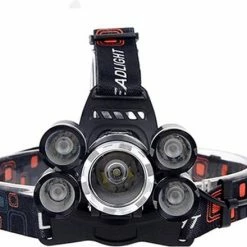 Headlight LED Hoofd Zaklamp - 8000 Lumen - Incl. 2x Batterij 18650 + Oplaadkabel