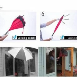 San Vitale® - Unieke Reversible Windproof Paraplu - Blauw -Flamecan winkel 550x446 1