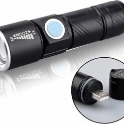 Merkloos LED Zaklamp Oplaadbaar 1000 Lumen USB Alight