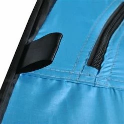 Iso Trade 4 In 1 Pop-up Douchetent Voor Omkleden, Douchen, Toilet En Opslag - 1 Persoons Tent - Camping Douche En Omkleedtent - Inclusief Haringen En Draagtas - 190 X 110 X 110 Cm Blauw -Flamecan winkel 550x453