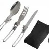 Merkloos Outdoor Bestek - Set - 3 Stuks - Vork - Lepel - Mes - Outdoor - Camping - Reizen - Picknick - Opvouwbaar - Rvs - Bestek - Servies -Flamecan winkel 550x460 5