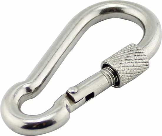 Royal WM Karabijnhaak - 2 Stuk(s) - 80 Millimeter - Silver- Musketonhaak - Haak - Haakjes 5 Royal WM Karabijnhaak - 2 Stuk(s) - 80 Millimeter - Silver- Musketonhaak - Haak - Haakjes - Afbeelding 3