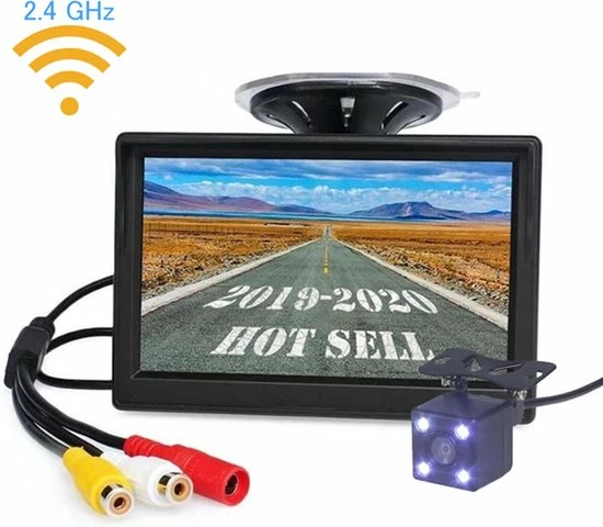 Procar® ARC2 Draadloze HD Parking Achteruitrijcamera + 5-inch TFT LCD Monitor - Zwart 3 Procar® ARC2 Draadloze HD Parking Achteruitrijcamera + 5-inch TFT LCD Monitor - Zwart