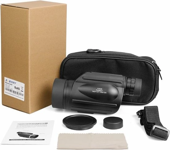 Zoomble® Monokijker PRO Met Opbergtas - E-book Vogelspotten - 13x50 - HD Coating - Waterdicht - Monoculair - Geschikt Voor Volwassene - Spotting Scope - Black Friday 2022 - Sinterklaas 10 Zoomble® Monokijker PRO Met Opbergtas - E-book Vogelspotten - 13x50 - HD Coating - Waterdicht - Monoculair - Geschikt Voor Volwassene - Spotting Scope - Black Friday 2022 - Sinterklaas - Afbeelding 8