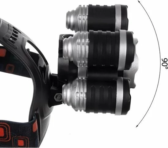 Merkloos Hoofdlamp - Maxozo Hofdy - Oplaadbaar - 5 Koplampen - 500 Meter Bereik - 18000 Lumen - Verstelbaar - Ultrakrachtige Militaire Hoofdlamp 9 Merkloos Hoofdlamp - Maxozo Hofdy - Oplaadbaar - 5 Koplampen - 500 Meter Bereik - 18000 Lumen - Verstelbaar - Ultrakrachtige Militaire Hoofdlamp - Afbeelding 7