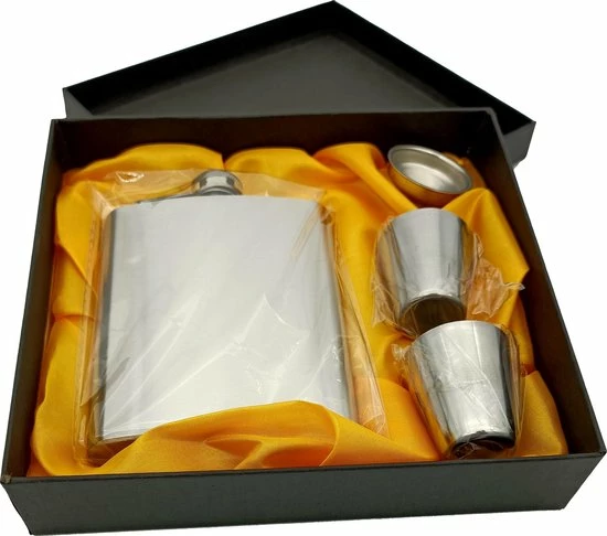 Simply My Party RVS Heupfles Gepersonaliseerd - Cadeau - Gift - Drankfles - Zakfles - RVS Flacon - Zakflacon - Incl. Trechter En Bekers 3 Simply My Party RVS Heupfles Gepersonaliseerd - Cadeau - Gift - Drankfles - Zakfles - RVS Flacon - Zakflacon - Incl. Trechter En Bekers