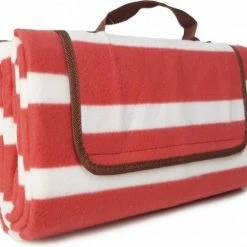 Cuemans Picknickkleed - Waterdicht - 130x150 - Rood/Wit - Outdoor Kleed - Buiten Kleed - Waterproof