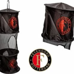 Feyenoord Opbergzak - Organizer Rond - Zwart Rood - 90 X 30 Cm - 3 Opbergvakken