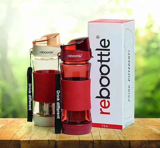 Reboottle - Tea - Drinkfles Met Theefilter - Thee Infuser - Theefles - 450ml - Rood 11 Reboottle - Tea - Drinkfles Met Theefilter - Thee Infuser - Theefles - 450ml - Rood - Afbeelding 9