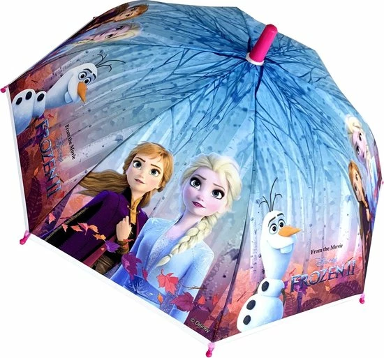 Chanos Paraplu Frozen Meisjes 46 Cm Roze/blauw 3 Chanos Paraplu Frozen Meisjes 46 Cm Roze/blauw