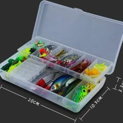 Exxen 235 Stuks Vissen Hoogwaardige Vis Set - Kunstaas - Gemengd Visaas - Spinners / Blinkers / Pluggen - Vissen - Haak, Tangen Etc - All In One Kit -Flamecan winkel 550x518 1