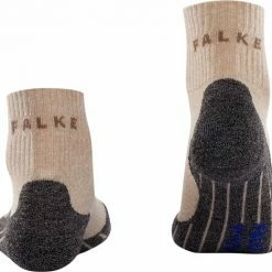 FALKE TK2 Explore Cool Short Wandelsokken Kort Zacht Thermisch Anti-blaar Antizweet Zonder Motief Met Elastische Boord Verkoelend Ademend Sneldrogend Beige Dames Sportsokken - Maat 39-40 -Flamecan winkel 550x519 1