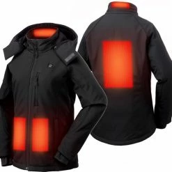 Sailwind Verwarmde Jas / Soft Shell / Dames / Zwart Incl. Powerbank -Flamecan winkel 550x521 2