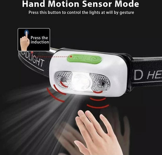 Perel Hoofdlamp Led Oplaadbaar 160 Lm 14,5 Cm Nylon Zwart 5 Perel Hoofdlamp Led Oplaadbaar 160 Lm 14,5 Cm Nylon Zwart - Afbeelding 3