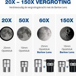 EXPLR Starvision Telescoop - Sterrenkijker - 500/80mm - Telefoon Adapter - Travel Bag - Telescoop Kinderen En Volwassenen 17 EXPLR Starvision Telescoop - Sterrenkijker - 500/80mm - Telefoon Adapter - Travel Bag - Telescoop Kinderen En Volwassenen -Flamecan winkel 550x526 2