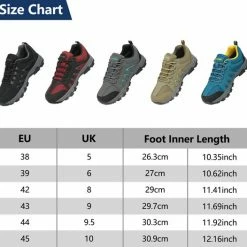 Geweo Wandelschoenen Unisex - Outdoorschoenen - Outdoor Antislip - Waterdicht En Ademend - Extra Comfort - Kerstmis - Kerstfeest - Christmas Gift - Zwart - Maat 38 -Flamecan winkel 550x526 5