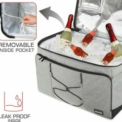 Bomoe Opvouwbare Koeltas IceBreezer KT53 - Koelbox Voor Onderweg - 53x37x32 Cm - 52 Liter - Picknicktas Perfect Voor Barbecues Of Festivals -Flamecan winkel 550x533