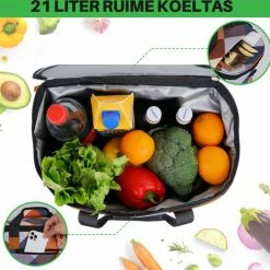 Brisby 4 Laags Geïsoleerde Koeltas - Boodschappentas 21 Liter - Block -Flamecan winkel 550x540 1