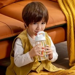 Jeko Dino Drinkfles Met Rietje - BPA-vrij - Tritan Hoge Kwaliteit 450 Ml 12 Jeko Dino Drinkfles Met Rietje - BPA-vrij - Tritan Hoge Kwaliteit 450 Ml -Flamecan winkel 550x540 5