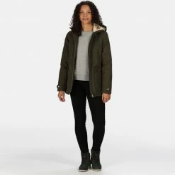 Regatta Bergonia II Waterdichte Geïsoleerd Jas Dames, Olijf Maat UK 20 / DE 46 -Flamecan winkel 550x542 1