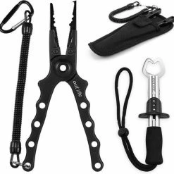 OUTLIFE Aluminium Vistang - Visgrijper - Visset - Lijnsnijder - Haakverwijderaar