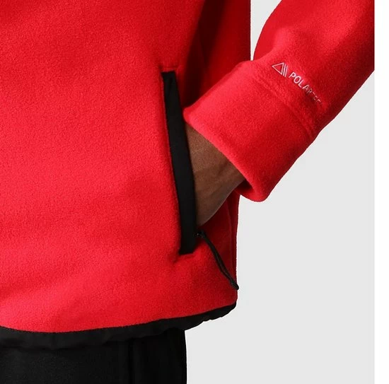 THE NORTH FACE Alpine Polartec 200 Rood Heren Fleece Jas Maat L 10 THE NORTH FACE Alpine Polartec 200 Rood Heren Fleece Jas Maat L - Afbeelding 8