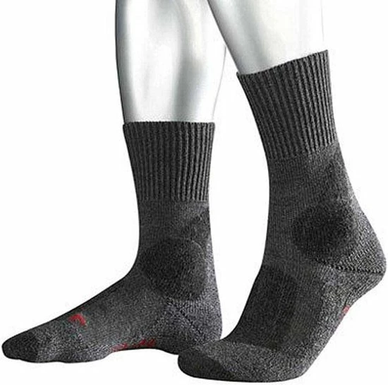 FALKE TK1 Adventure Wandelsokken Dikke Versterkte Thermische Sokken Zonder Patroon Met Medium Padding Lang En Warm Winter Merinowol Grijs Heren Sportsokken - Maat 39-41 9 FALKE TK1 Adventure Wandelsokken Dikke Versterkte Thermische Sokken Zonder Patroon Met Medium Padding Lang En Warm Winter Merinowol Grijs Heren Sportsokken - Maat 39-41 - Afbeelding 7