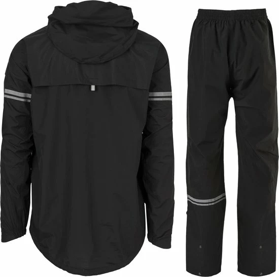 AGU Original Regenpak Essential - Zwart - S - Dames & Heren - Waterdicht & Ademend 4 AGU Original Regenpak Essential - Zwart - S - Dames & Heren - Waterdicht & Ademend - Afbeelding 2