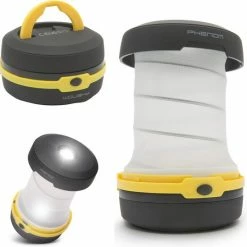 Garden Of Eden LED-Kampeerlamp Met Batterijen - Opvouwbaar Ontwerp - Draagbaar - LED-Noodverlichting Voor Kamperen, Wandelen, Vissen