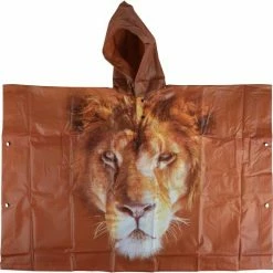 Esschert Design Kinder Regenponcho Met Leeuw.